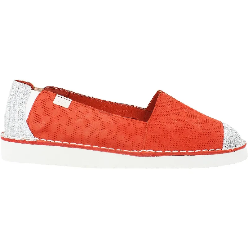 Casual shoes with tonal patterns-Women's Sabrinas Dunas 9642 Diamante Orange Suede