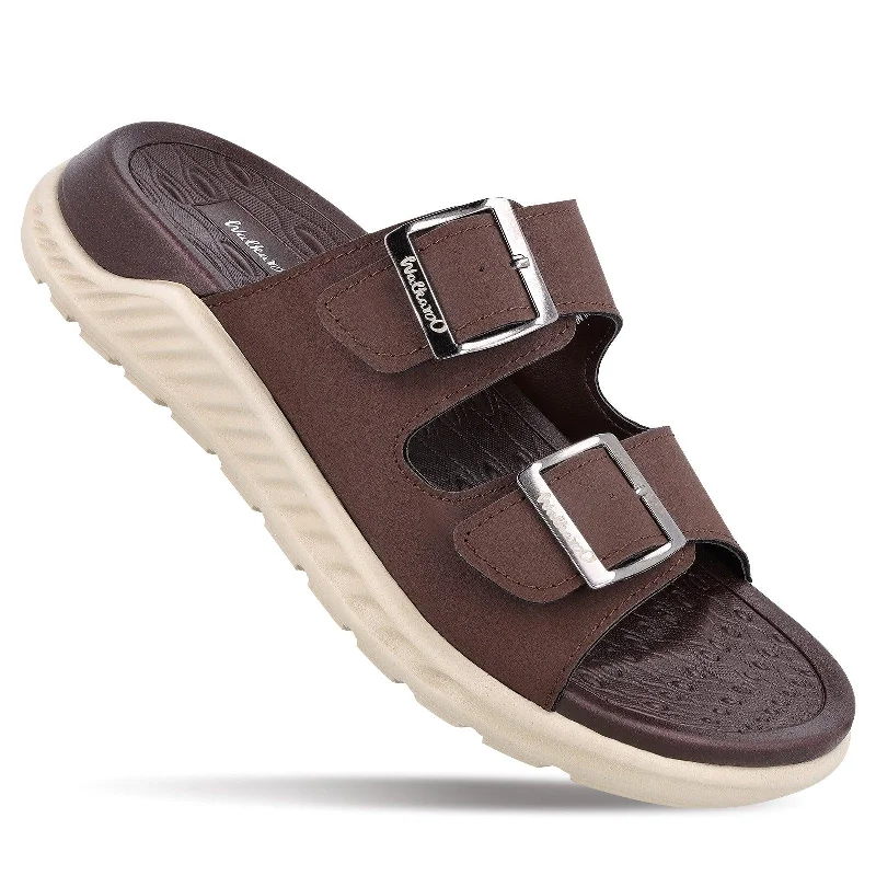 sandals for men with casual, laid-back design-Men's Flip Flop Sandal - WC6600 Brown