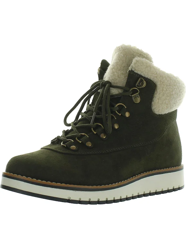 comfortable snow boots for long walksCozy Womens Lined Winter Lace-Up Boot