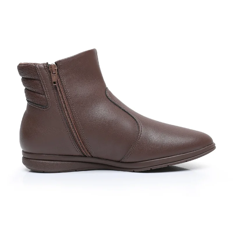 Ankle boots with sticky warmth-Ethereal Walk Ankle Boots (261.023)