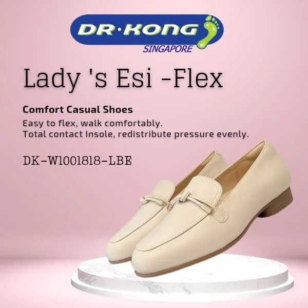 DR.KONG WOMEN COMFORT FLAT SHOES DK-W1001818-LBE(RP : $189)