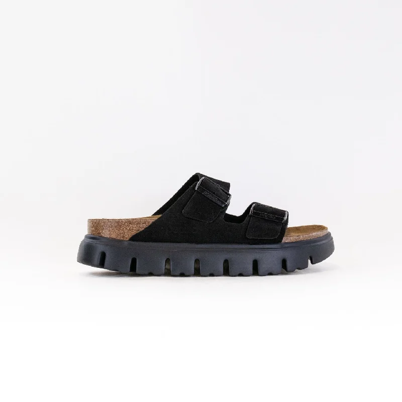 Birkenstock-Papillo Arizona Platform (Women's) - Black Suede