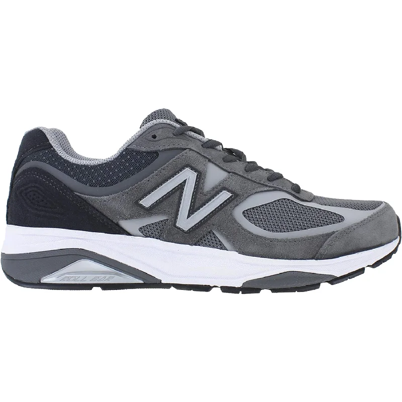 Athletic shoes for chilly trails-Men's New Balance M1540GP3 Running Shoes Grey/Black Suede/Mesh