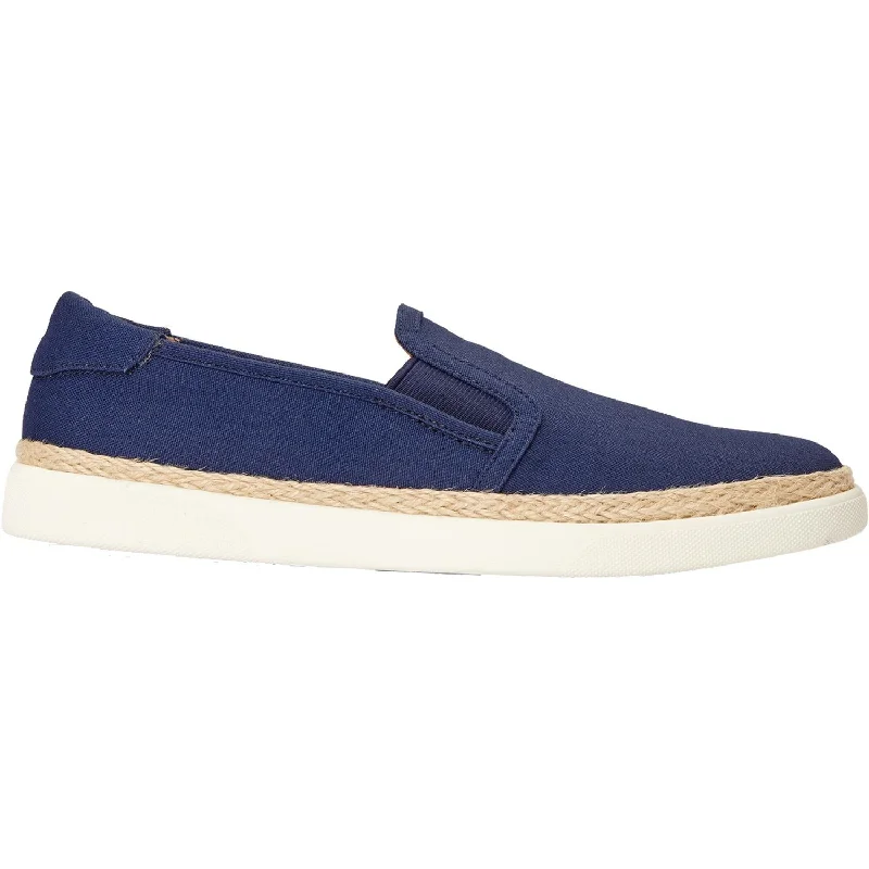 Casual shoes with subtle stitching-Women's Vionic Rae Deep Blue Canvas