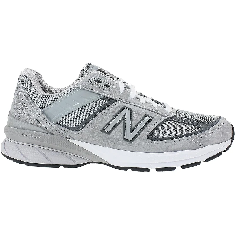 Athletic shoes for sunrise trails-Women's New Balance W990GL5 Running Shoes Grey/Castlerock Suede/Mesh