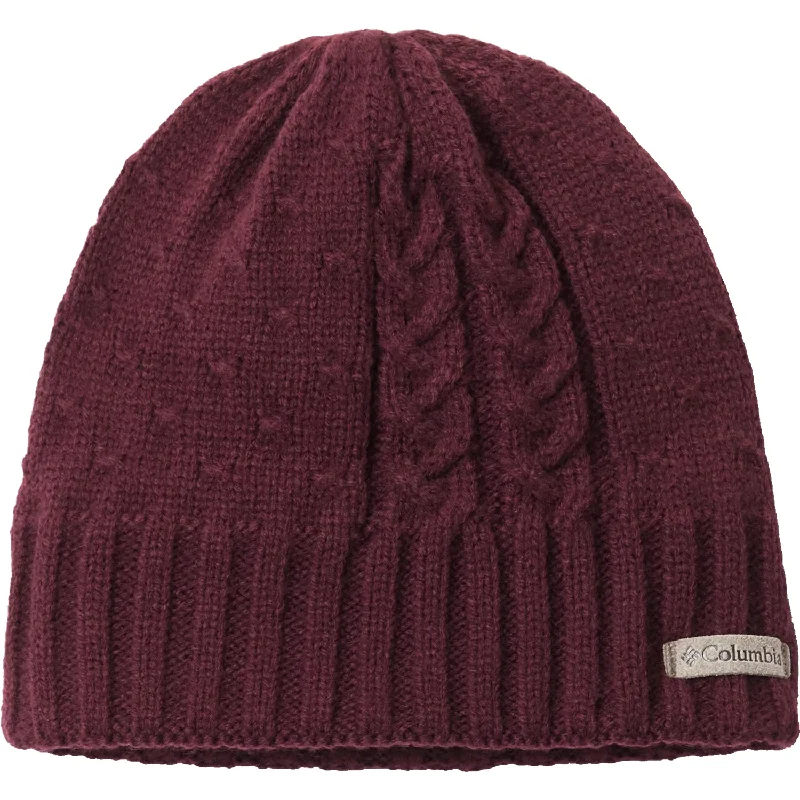 Women's Columbia Cabled Cutie II Beanie Malbec