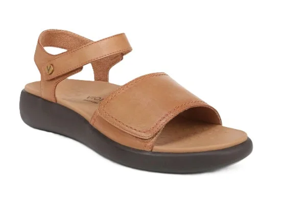 sandals with cushioned footbed for all-day wear-AWAKEN - RECOVERY SANDAL WHEAT