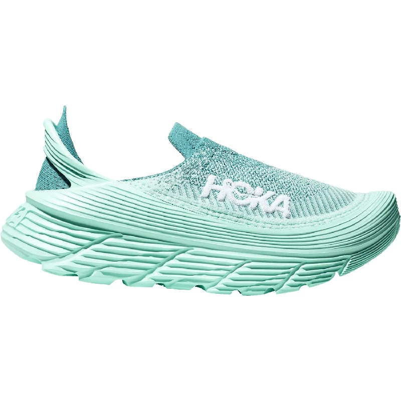 Athletic shoes for sunset paths-Unisex Hoka Restore TC Ocean Mist/Sunlit Ocean Mesh