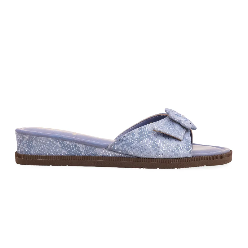 Slippers with cozy appealSky Blue Formal Slipper PU0097