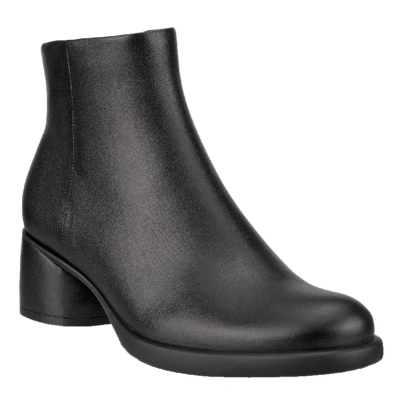 Ankle boots with ankle studs-Ecco Women's Sculpted LX 35 Ankle Boot Black