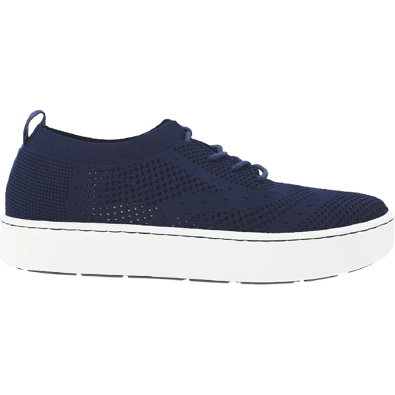 Casual shoes with neutral stitching-Women's Born Sunburst Navy Knit Fabric