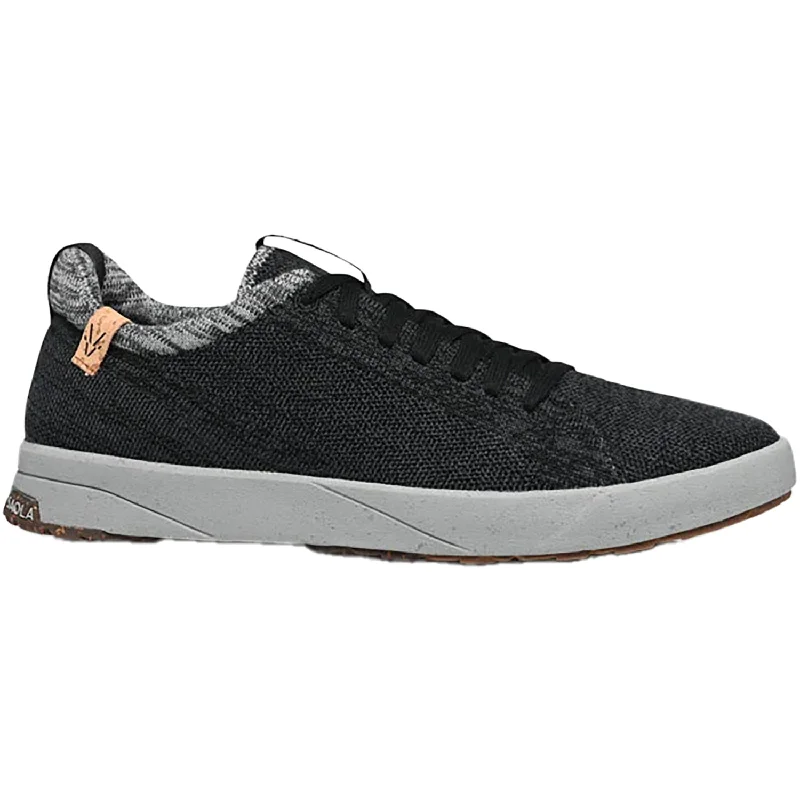 Athletic shoes with gloss heels-Men's Saola Cannon Knit 2.0 Black/Steel Grey Wool