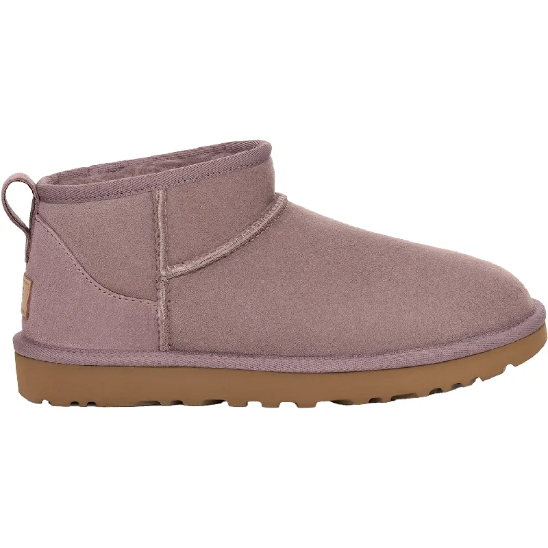 Stylish Booties for women with quilted pattern-Women's UGG Classic Ultra Mini Sugarplum Sheepskin