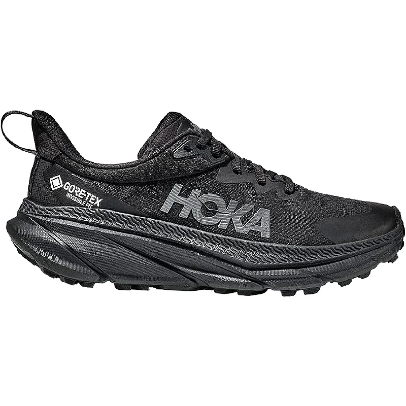 Athletic shoes with sleek soles-Men's Hoka Challenger ATR 7 GTX Black Mesh