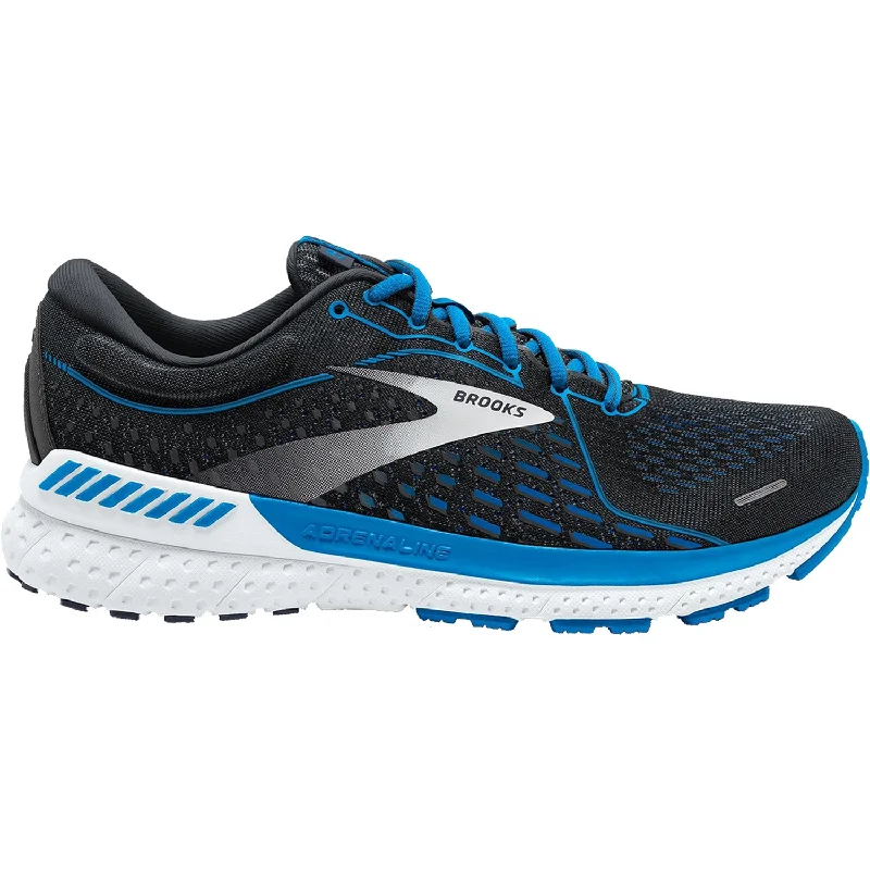 Athletic shoes with sleek soles-Men's Brooks Adrenaline GTS 21 Navy/Stellar/White Mesh