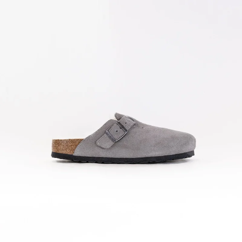 Birkenstock Boston Shearling (Women's) - Stone Coin